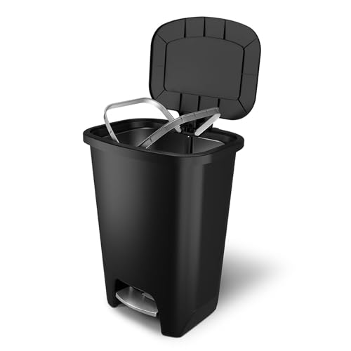 Caneca de Basura Rectangular Negra 20 Gal 3 Unidades miniatura 5