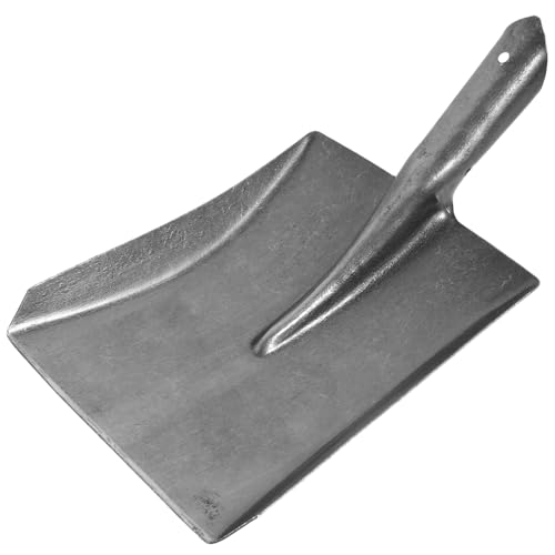 TOYANDONA Pala para Flores De Uso Doméstico y Cenizas De Acero Al Carbono, Herramienta De Jardín Tamaño Mediano, Color Original, Resistente y Práctica para Jardinería y Agricultura