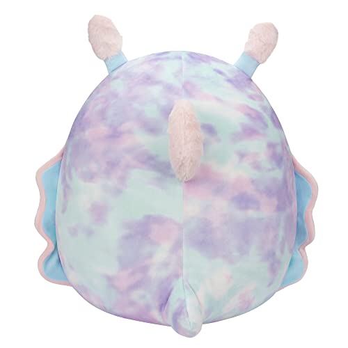 Image of Squishmallows 14-Inch Dottie Pink and Blue Tie-Dye Sea Slug - Large Ultrasoft Official Kelly Toy Plush