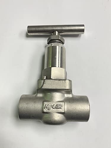 Union Cofano Valvole ad ago, Serie GT, HY-LOK Acciaio inossidabile 316L, CL1500, Grafite Stem Imballaggio, Dimensione 3/8" FNPT x 3/8" FNPT filettato, Applicazioni di gas acido, P/N: GTVMC-6T-G