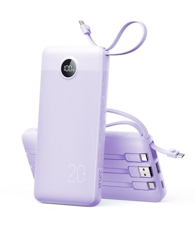 VRURC Portable Charger Slim 20000mAh Power Bank,22.5W PD...