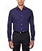 Van Heusen Men's Dress Shirt Regular Fit Poplin Solid, Persian Blue, 17.5
