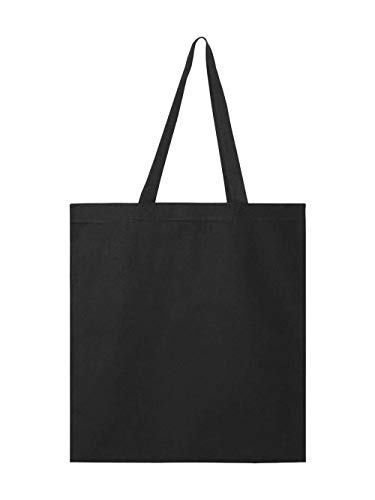 Q-Tees Promotional Tote One Size Black