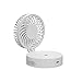 Tree2018 - Ventilador de mano mini USB con pulverizador de agua, recargable, portátil, humidificador de vapor de refrigeración personal, No nulo, Blanco, Tamaño libre