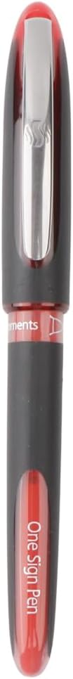 Luxor Schneider One Sign Roller Ball Pen - Red | 1.0 mm | 2000 mtrs writing length | Waterproof Ink | Consistent ink flow | Ideal for Professionals-Office essential