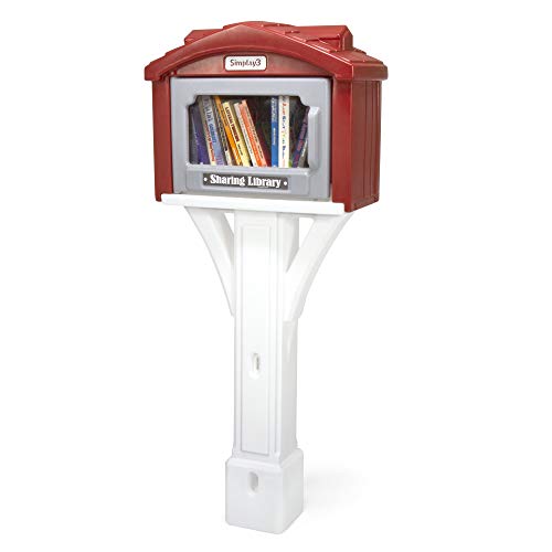 little free library boxes - Simplay3 Sharing Library for Outdoor Use, Little Sharing Library for Neighborhoods and Schools, Made in USA