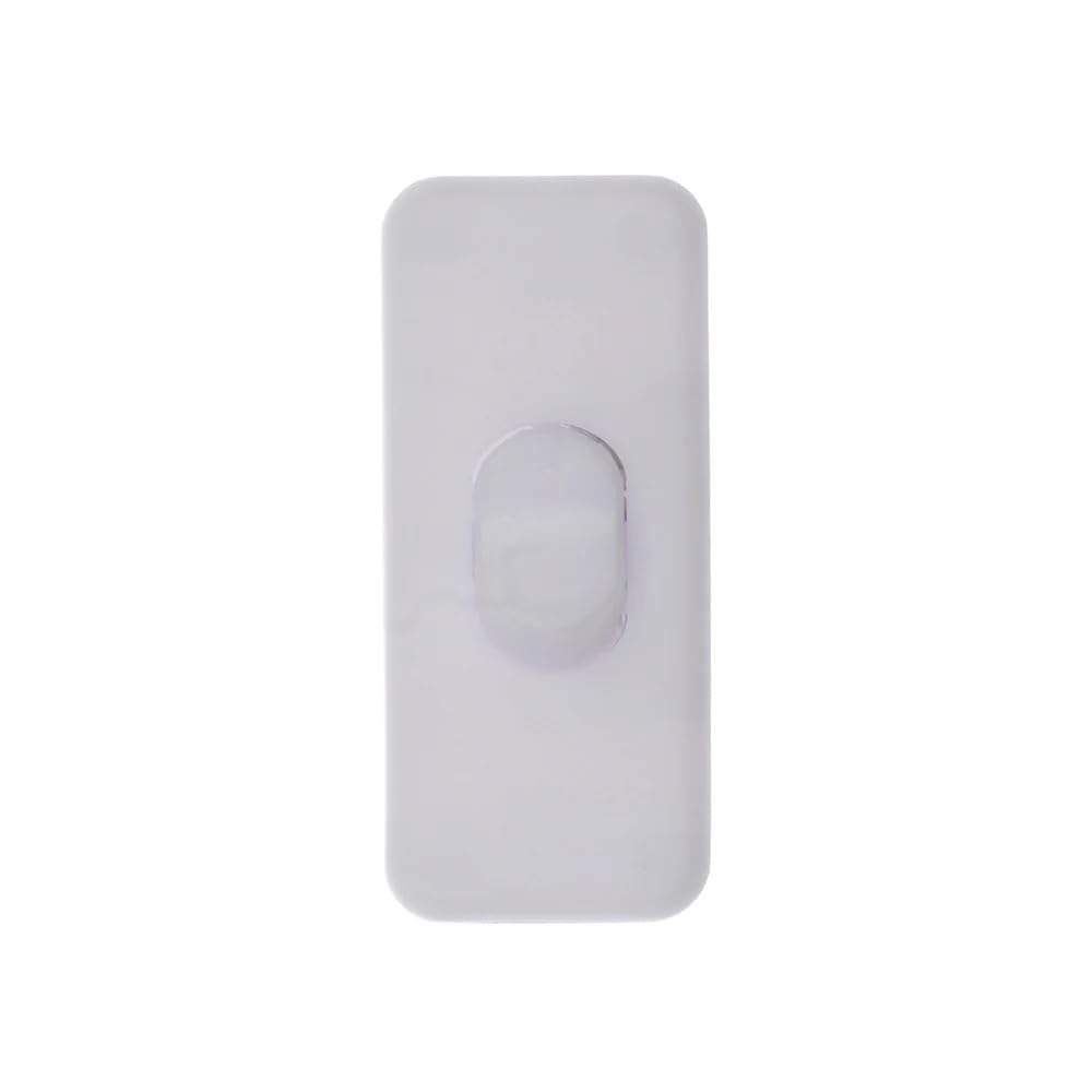 Inline Switch 2PCS Light Switch Lamp Cord Cable Toggle Switches(2PCS White)