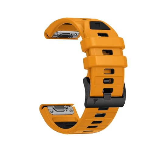 [PLYYQZM] 22 26MMsbhVJQxg.Gar min ɍ Enduro/Fenix8 E 47mm/8 51mm/5 5X/6 6X/7 7X 2FnhOɓKĂ(Orange black,22mm)