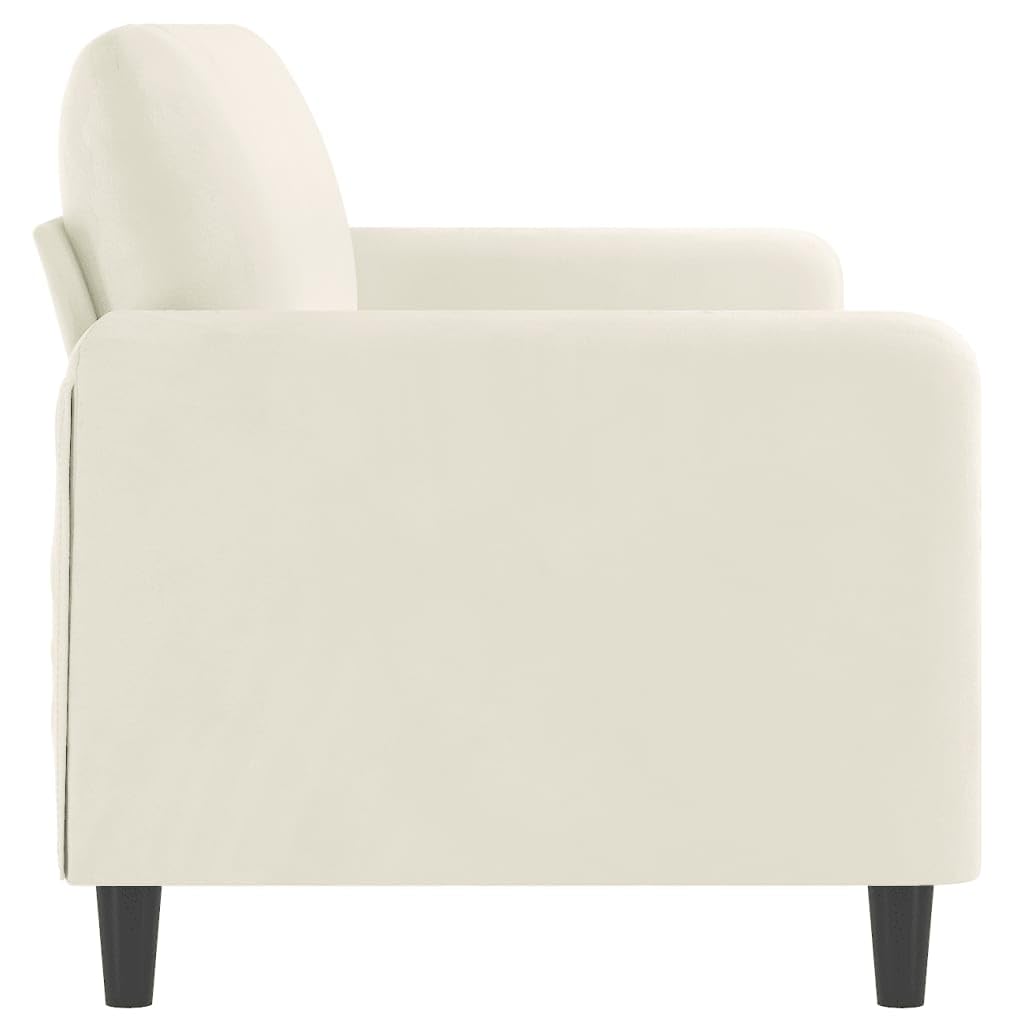 Canapé 3 places en velours XXL confortable avec structure en métal pour salon Relax Meubles rembourrés