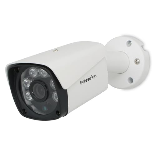 Evtevision 5.0MP SHD Security Camera Outdoor/Indoor (Hybrid 4-in-1 HD-CVI/TVI/AHD/960H Analog...