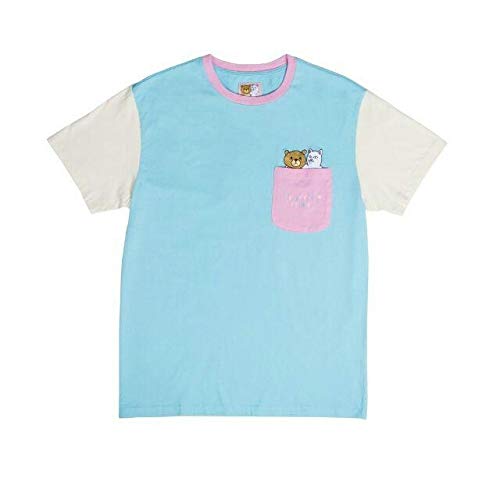 Amazon.co.jp: RIPNDIP Teddy Fresh BFF Pocket Tee Short Sleeve T  