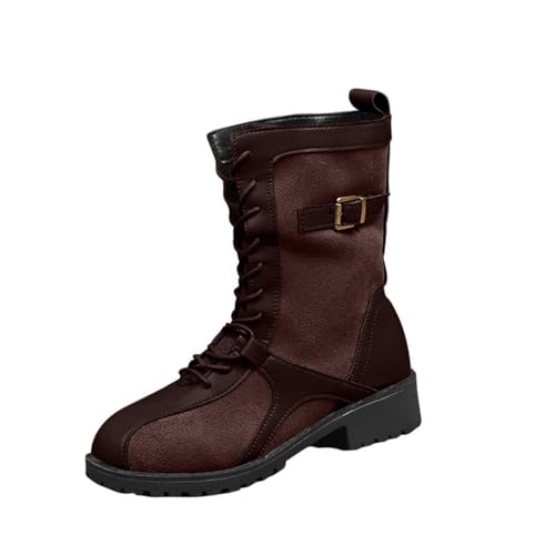 Bottes mi-mollet d'hiver pour femme idéales pour les marches enneigées