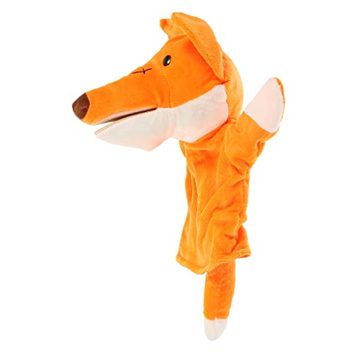 TOYANDONA Brinquedo De Fingir Fantoche De Mão Brinquedo De Educação Infantil Pelúcia Luvas Laranja C