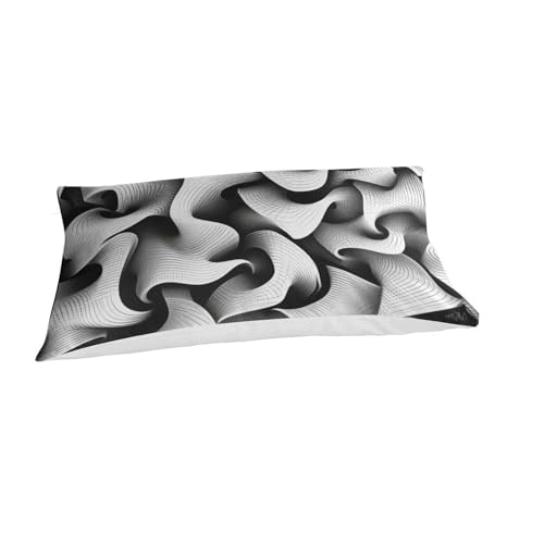 Ensemble de literie stripes 3D avec microfibre super douce haute densité