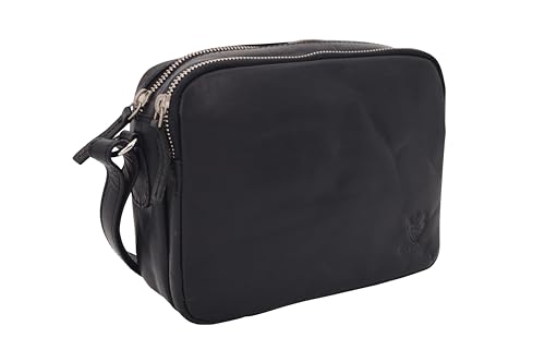 Sac à main Lara GERMANUS en cuir noir : affirmez votre style avec cet accessoire unique