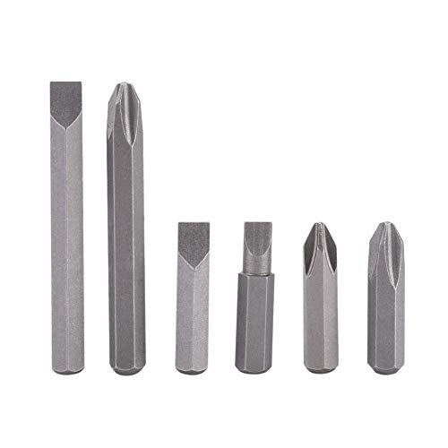 Image of Inditrust Impact Screwdriver With Chrome Vandium Steel Bits And Handle Multi-Functional Portable Screw Driver Tool Machine For Nut Bolt Opening Left /Right rotation (WITH 6 BITS)