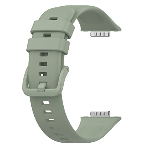 Wownadu Straps Compatible for Huawei Watch Fit 2 Strap Green Replacement for Women Men Silicone Band,(No Watch) - Image 2