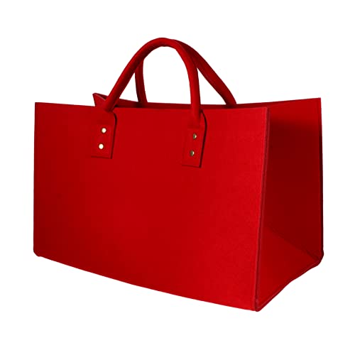 SEWOART 1 Peça Saco De Armazenamento De Lenha Sacola De Lona Bolsa De Feltro Para Lenha Bolsa De Fer