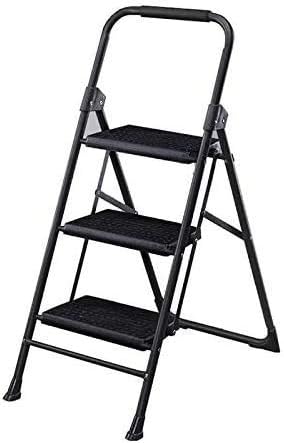 CHEWYNP Outdoor Home Dual-Purpose Step Stool,Ladder Herringbone Ladder Thickening Two Three Four Steps Indoor Multi-Function Ladder Chair Chair Dual-Use Climbing Ladder Step Stool,4-Step,4