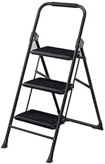 Outdoor Home Dual-Purpose Step Stool,Folding Ladder Ladder Folding Herringbone Ladder Thickening Two Three Four Steps Indoor Multi-Function Ladder Chair Chair Dual-Use Climbing Ladder,4-Step,4- (4 ste