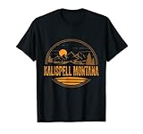 Kalispell, Montana Mountain Hiking Souvenir tee T-Shirt