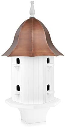 Good Directions BH204WWHT Dovecote Manor Pure Copper Roof Bird House, White