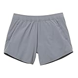 Picture of Fair Harbor The Corliss Short –– Women's Athletic Short, 5-Inch Inseam –– Quick Dry with Short Liner Slate