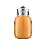 280ML Mini Cute Coffee Vacuum Flasks Thermos Stainless Steel Travel Drink Water Bottle Thermoses Cups and Mugs (Orange)