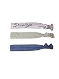 Custom Handmade Flower Girl Hair Ties, Will You Help Me Tie The Knot, Flower Girl Gift, Bridesmaid Accessory-Makes the Personalized Gift For Flower Girls