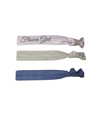 Custom Handmade Flower Girl Hair Ties, Will You Help Me Tie The Knot, Flower Girl Gift, Bridesmaid Accessory-Makes the Personalized Gift For Flower Girls