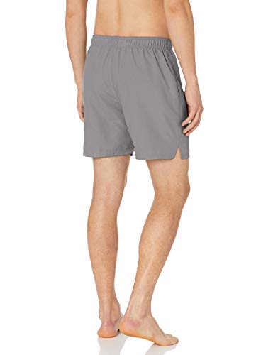 Nike Swim Men's Solid Lap 7" Volley Short Swim Trunk, Light Smoke Grey, Medium #TOP2