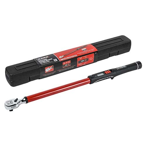 Image of ARES 43001-1 /2-Inch Drive Digital Torque Wrench - 25.1-250.8 ft-lb (30-340 Nm) Electronic Reversible Ratchet, Audio /Visual Multi-Alert, ±2% Accuracy - For Auto, Motorcycle, Mechanics