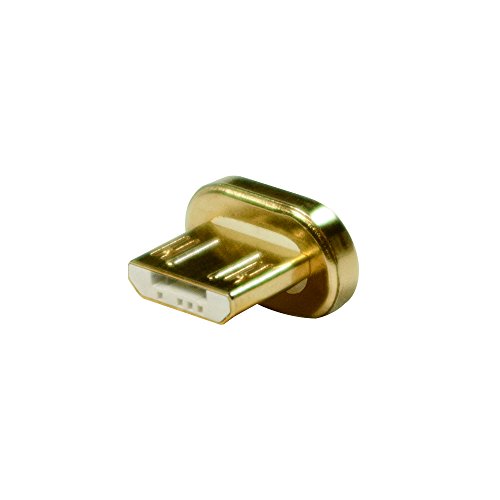 Preisvergleich Produktbild LogiLink CU0117ADAP Magnetischer Micro-USB Ersatzstecker für CU0117 Gold