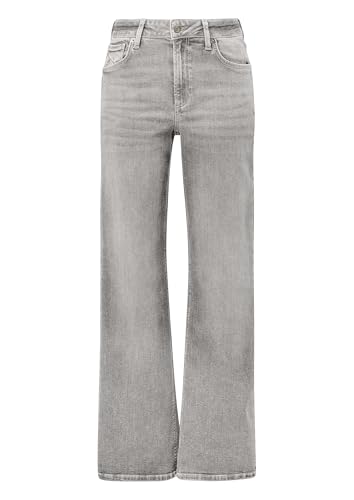 Jean Catie jambes larges gris taille 38 solution pantalon femme coupe ample