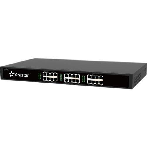 YEASTAR TA2400 Passerelle VoIP 2 x RJ-45-24 x FXS Fast Ethernet Desktop Cover
