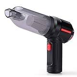 XIXIDIAN Compressed Air Duster & Vacuum Keyboard Cleaner, Air Blower Cordless Mini Vacuum Cleaner for Computer Keyboard Electronics Cleaning