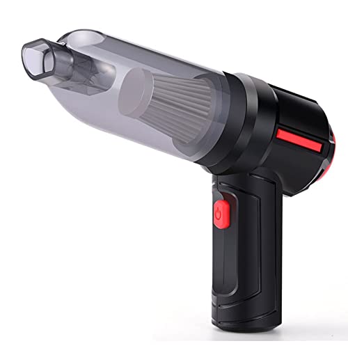 XIXIDIAN Compressed Air Duster & Vacuum Keyboard Cleaner, Air Blower Cordless Mini Vacuum Cleaner for Computer Keyboard Electronics Cleaning