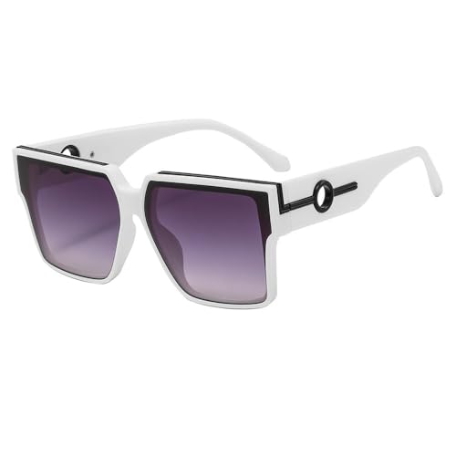 Lunettes de soleil de luxe UV400 vintage contre l'éblouissement des femmes