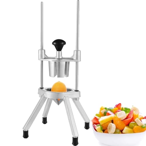 Cortador de cuña de limón y lima, cortador de verduras y frutas de grado comercial para patatas, tomates, cebollas, cortador de cocina perfecto