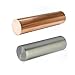 Pharaoh Solid Copper Zinc Rods Crystal Set, Calibration Metal Bars for Yoga Meditation, Scientific Research, DIY Crafts, Pure CuZn Alloy Healing Crystal for School Experiments & Hobby Projects