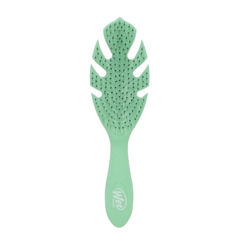 Wet Brush Go Green Hair Detangler Brush Green - Detangling Hair Brush - Ultra-Soft IntelliFlex Bristles Glide Through Tangles & Gently Loosens Knots While Minimizing Pain Split Ends & Breakage