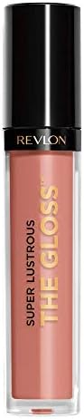 Revlon Super Lustrous Lip Gloss, High Impact Lipcolor with Moisturizing Creamy Formula, Infused with Agave, Moringa Oil, & Cupuacu Butter, Super Natural (215)
