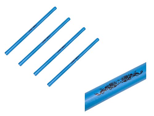 Lees Deluxe Escrima Set of 4 (Four) Safety Foam Sticks - Blue