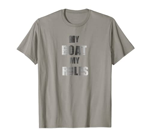 My Boat My Rules Shutter - Camiseta Camiseta