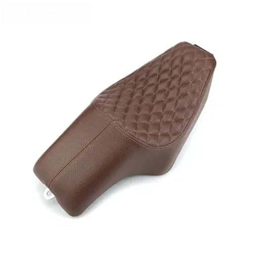 Selle moto deux places marron style vintage pour Harley Davidson Sportster XL 48