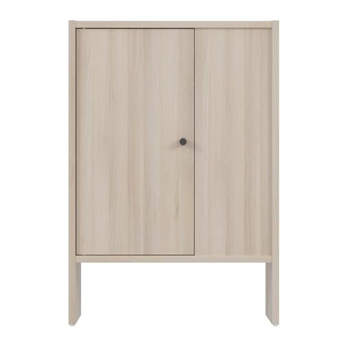 Image of Wakefit Engineered Wood Cabinet | 1 Year Warranty | Storage Cabinet for Home Kitchen Living Room | 1 Closed Compartment | Almeida - Moldau Acacia
