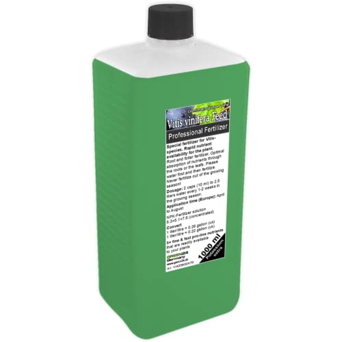 GREEN 24 Engrais de vigne HIGH-TECH Vitis NPK pour plantes en massif ou en pot - fertilise raisins et vignes 1000ml