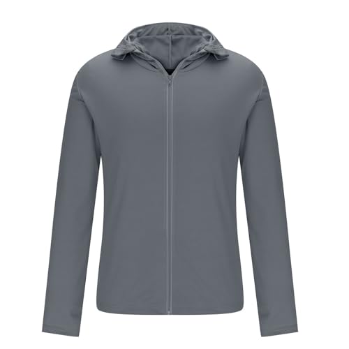 Sun Shirts for Men Hooded UPF 50+ Fishing Shirt SPF UV Sun Hoodie Rash Guard Long Sleeve Outdoor Hiking Swim Shirts2