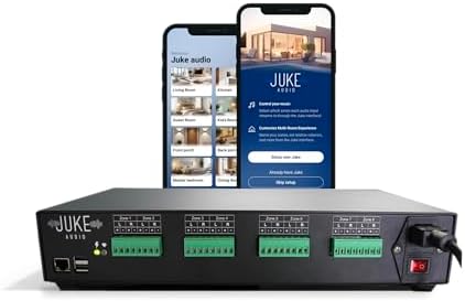 Juke-8: 8 Zone Multi-Room Amplifier | Built-in Music Streaming & ...