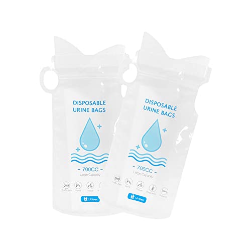 Bolsas de orina desechables, paquete de 12 bolsas de orina de 700 ml, bolsa de orina de viaje para urinario de viaje, atasco de tráfico de inodoro Cover